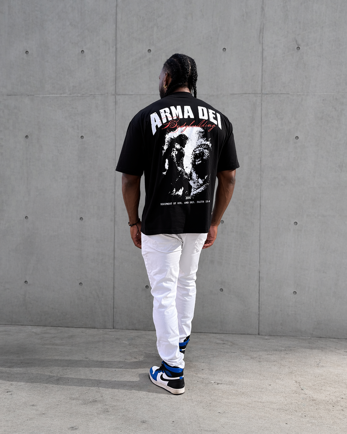 "Samson and The Lion" Oversized Boxy Tee